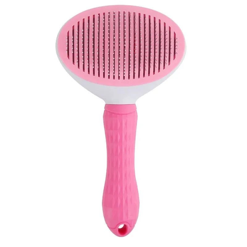ProGroom™ Stainless Steel Pet Hair Brush – De-Shedding & Grooming Comb