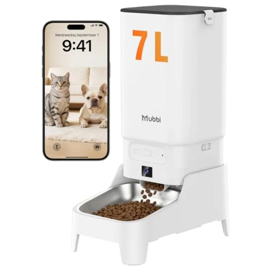 Smart Automatic Pet Feeder with 1080P Camera – 7L Food Dispenser for Pet
