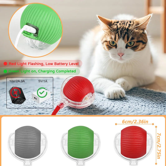TailChase™ Smart Automatic Rolling Ball with Faux Tail