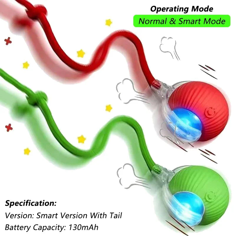 TailChase™ Smart Automatic Rolling Ball with Faux Tail