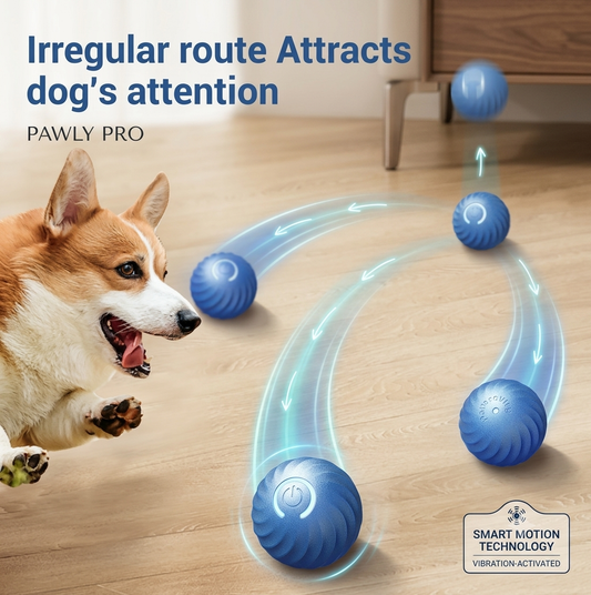 SmartBounce™ Automatic Moving & Bouncing Dog Toy Ball