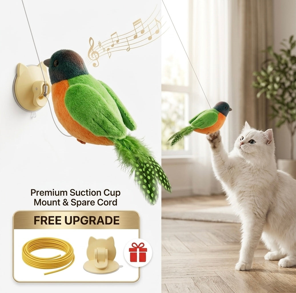 ChirpyBird™ Interactive Sound & Catnip Motion Toy