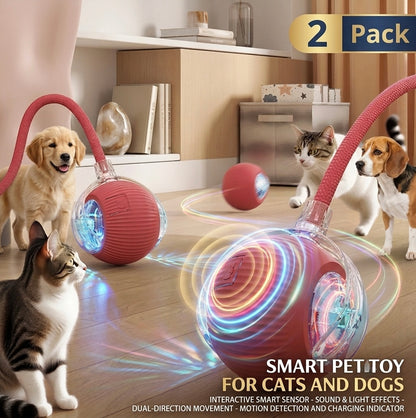 TailChase™ Smart Automatic Rolling Ball with Faux Tail