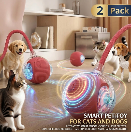 TailChase™ Smart Automatic Rolling Ball with Faux Tail
