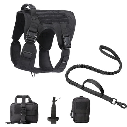 Adjustable Tactical Dog Harness with Handle