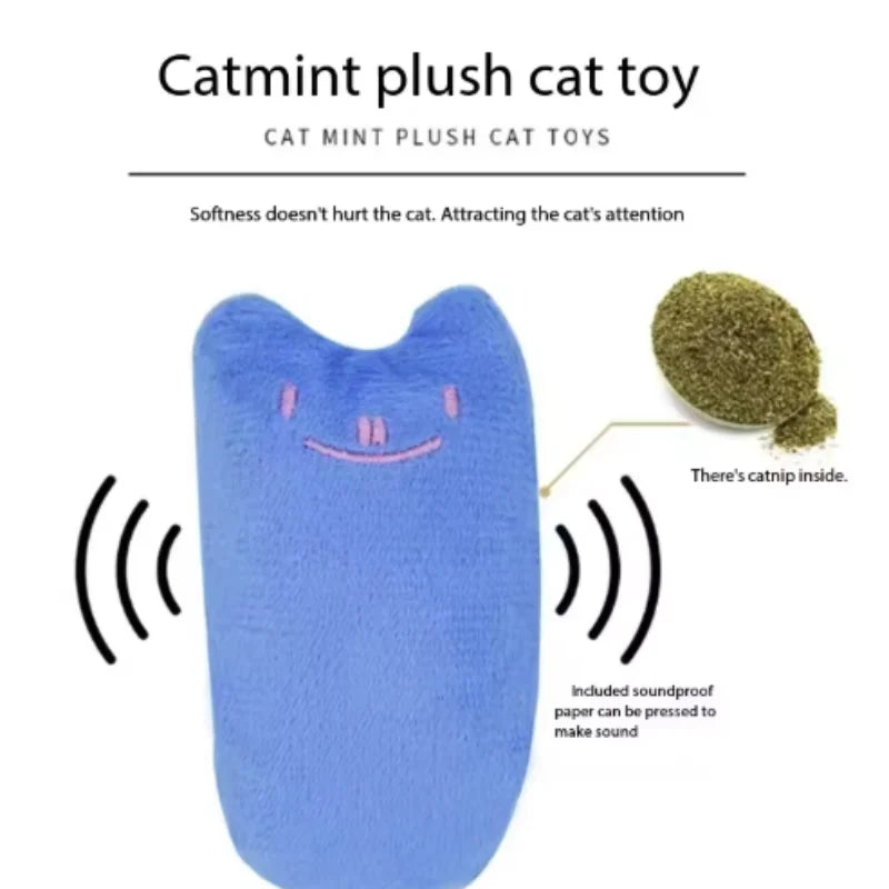 Catnip PlayBite™ Interactive Plush Cat Toy