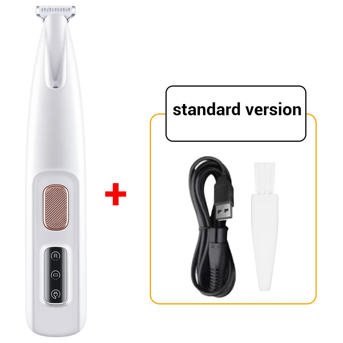 Professional Electric Pet Hair Trimmer | Waterproof, Quiet & LED Light for Dogs & Cats