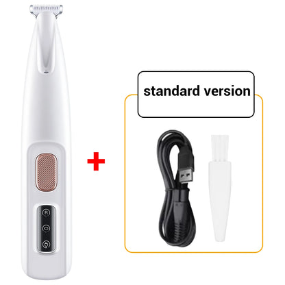 Professional Electric Pet Hair Trimmer | Waterproof, Quiet & LED Light for Dogs & Cats