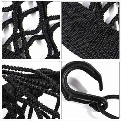 DriveSafe™ Double-Layer Pet Car Barrier & Mesh Storage Net
