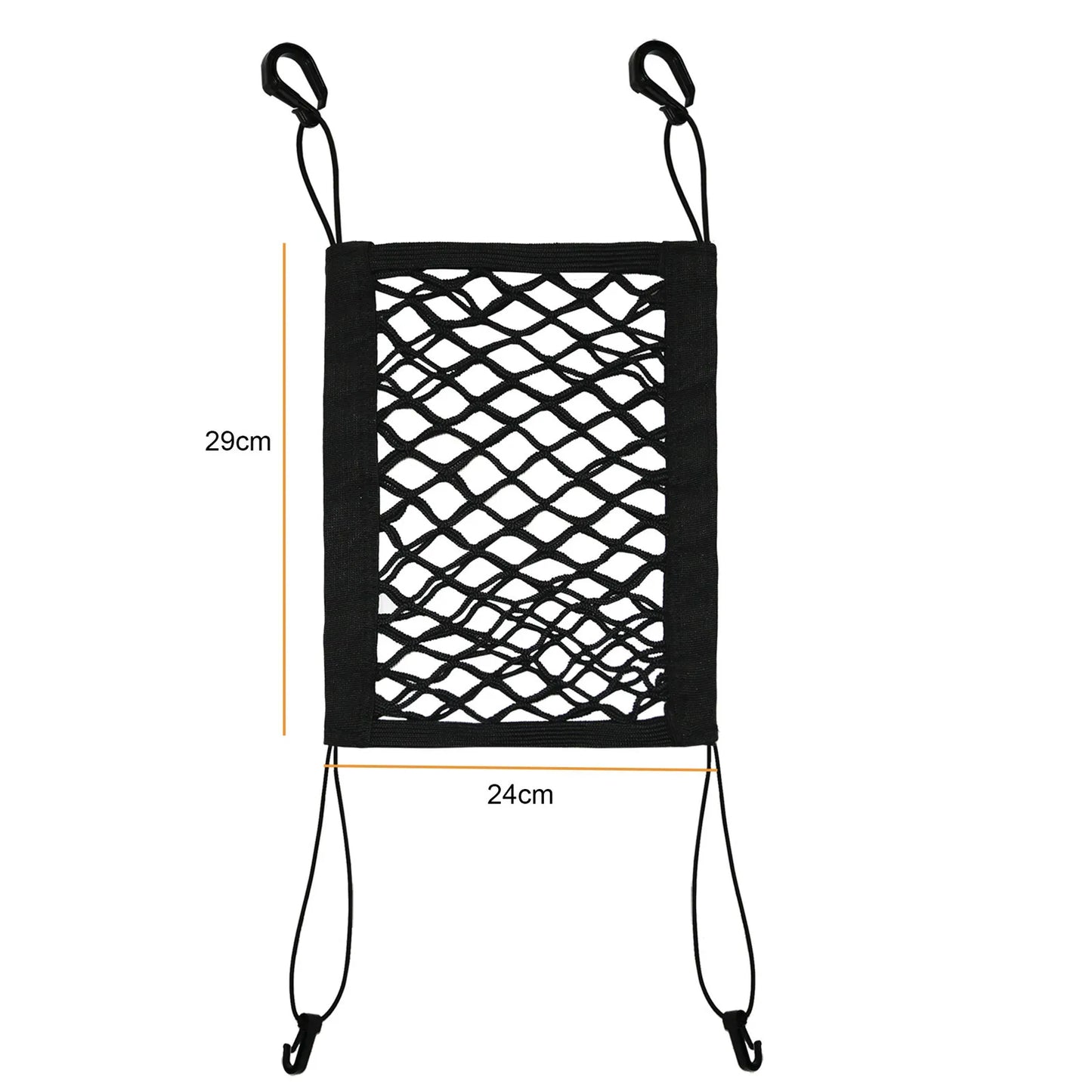 DriveSafe™ Double-Layer Pet Car Barrier & Mesh Storage Net