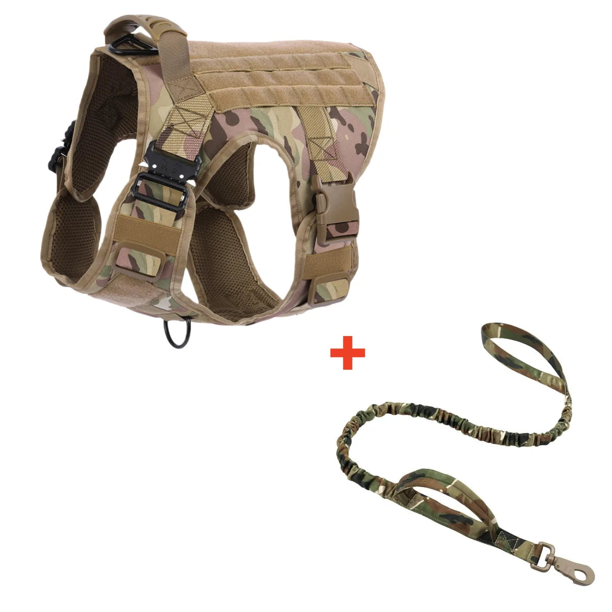 Adjustable Tactical Dog Harness with Handle
