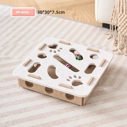 CuriosityBox™ Interactive Cat Maze & Felt Puzzle Game