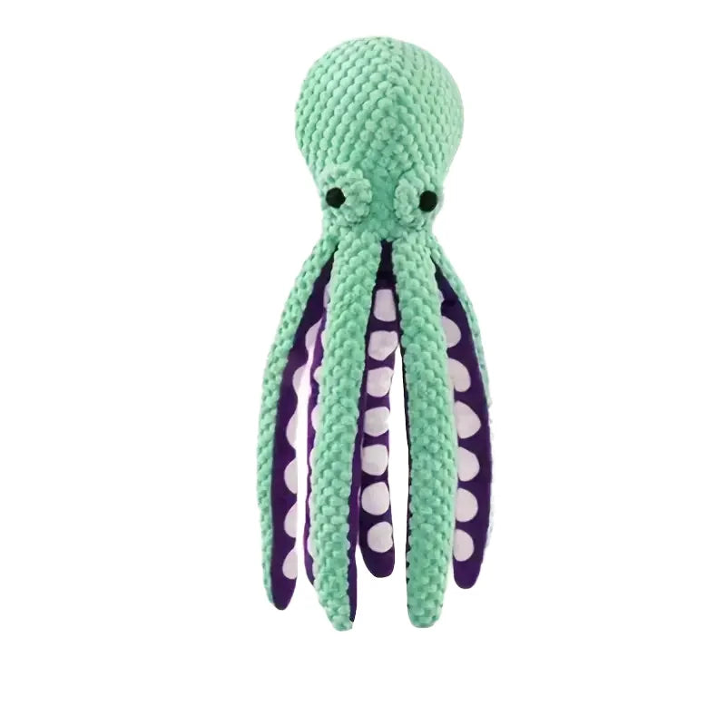 OctoChew™ Interactive Squeaky & Crinkle Octopus Dog Toy