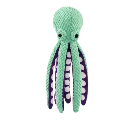 OctoChew™ Interactive Squeaky & Crinkle Octopus Dog Toy
