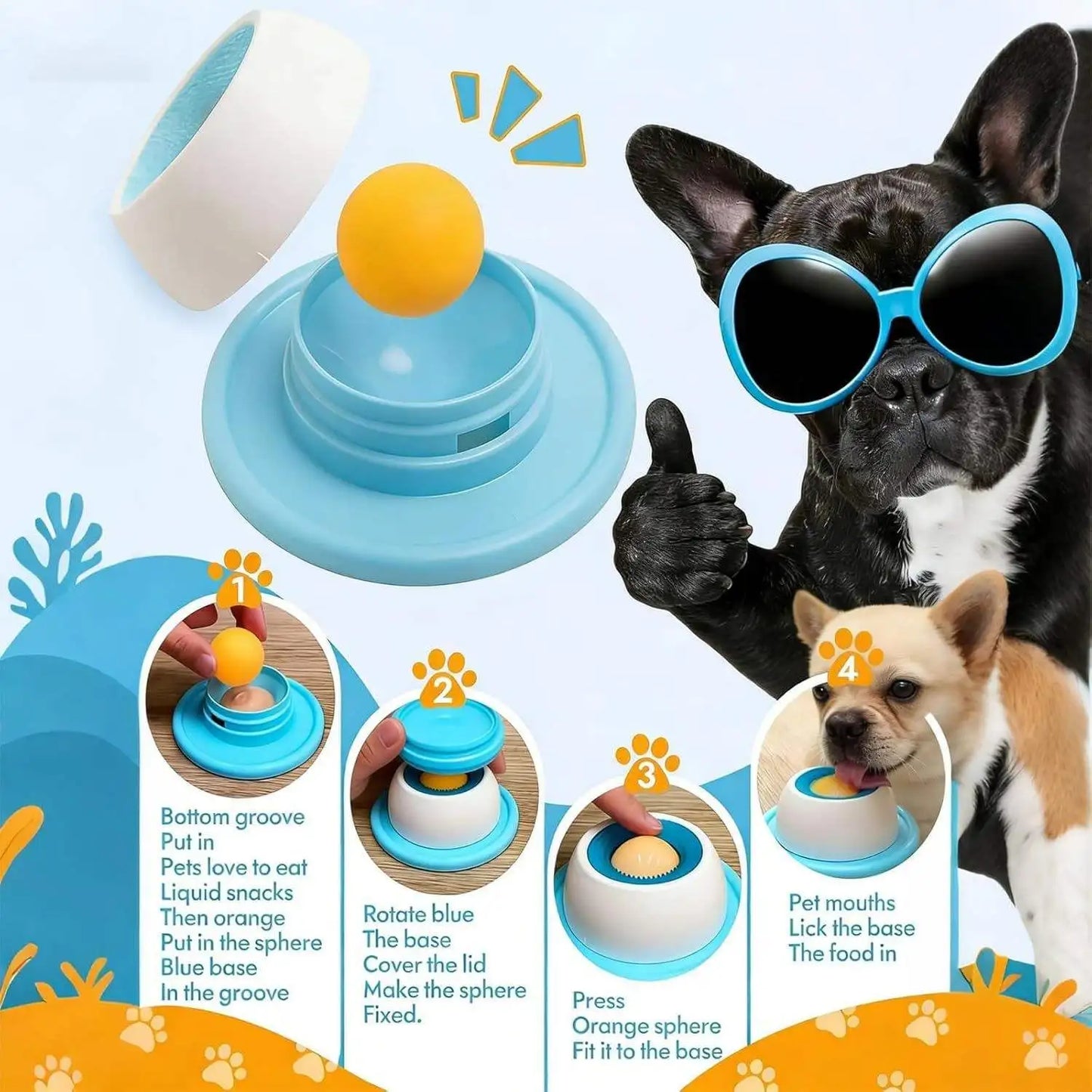 SoupLick™ Anti-Choking Slow Feeder & Liquid Licking Bowl