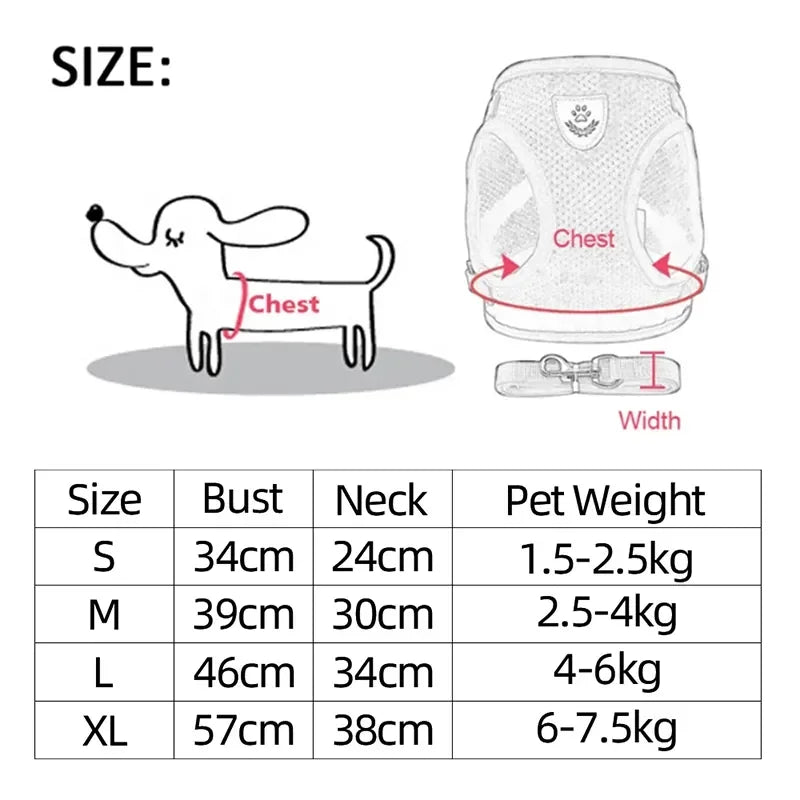 ComfortWalk™ No-Pull Mesh Pet Harness