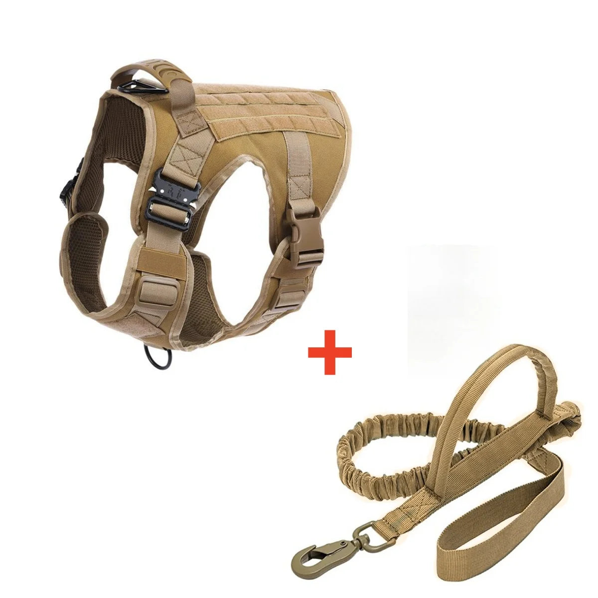 Adjustable Tactical Dog Harness with Handle