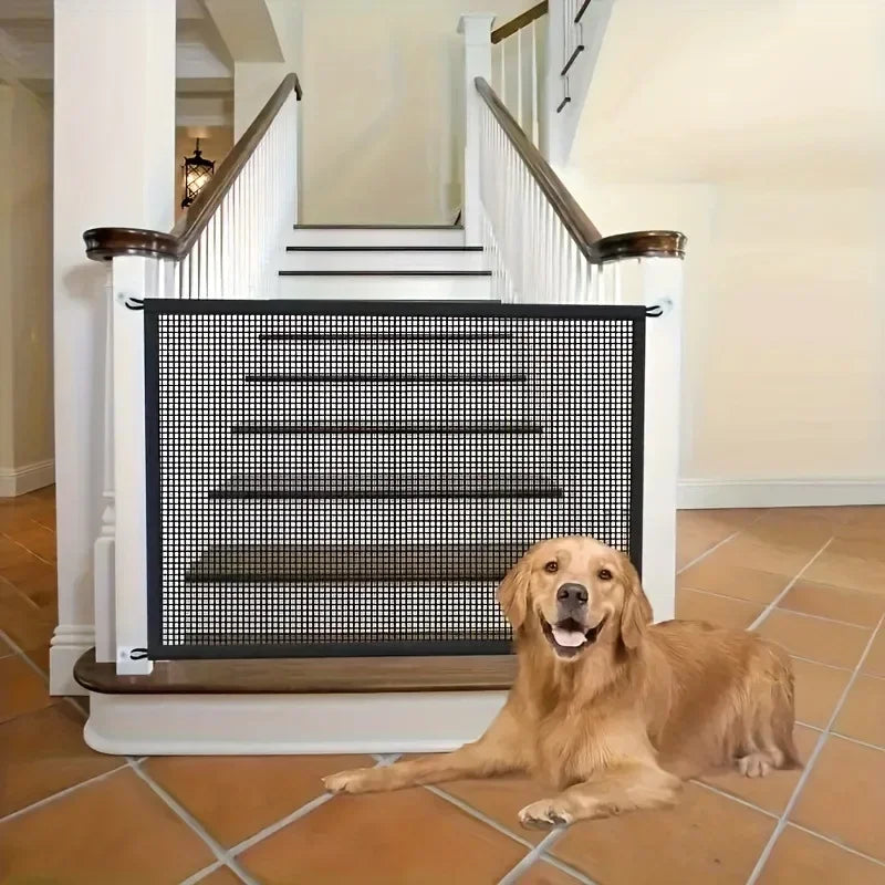 SafeGate™ Heavy-Duty Mesh Pet Safety Gate & Isolation Barrier