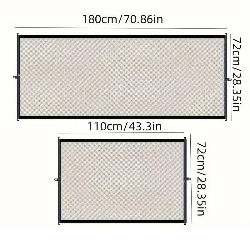 SafeGate™ Heavy-Duty Mesh Pet Safety Gate & Isolation Barrier