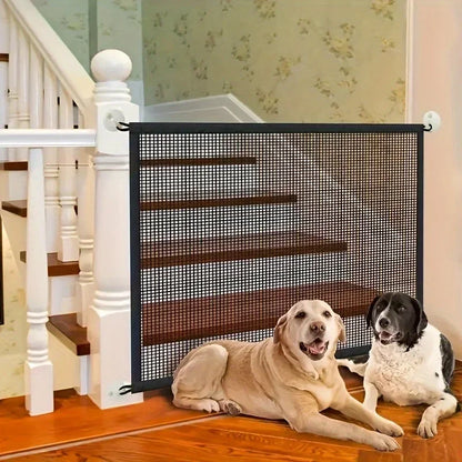 SafeGate™ Heavy-Duty Mesh Pet Safety Gate & Isolation Barrier
