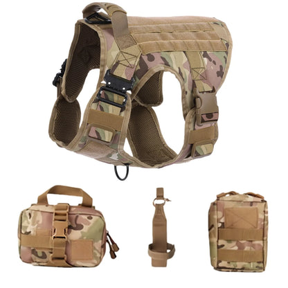 Adjustable Tactical Dog Harness with Handle