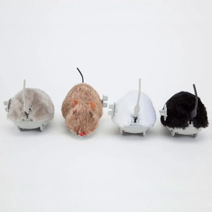 Squeak & Chase™ Lifelike Plush Mouse Toy for Cats & Dogs