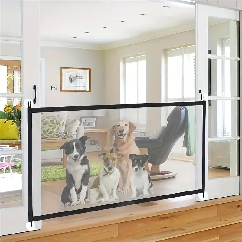 SafeGate™ Heavy-Duty Mesh Pet Safety Gate & Isolation Barrier