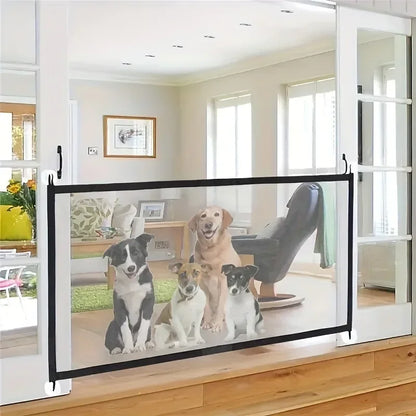 SafeGate™ Heavy-Duty Mesh Pet Safety Gate & Isolation Barrier