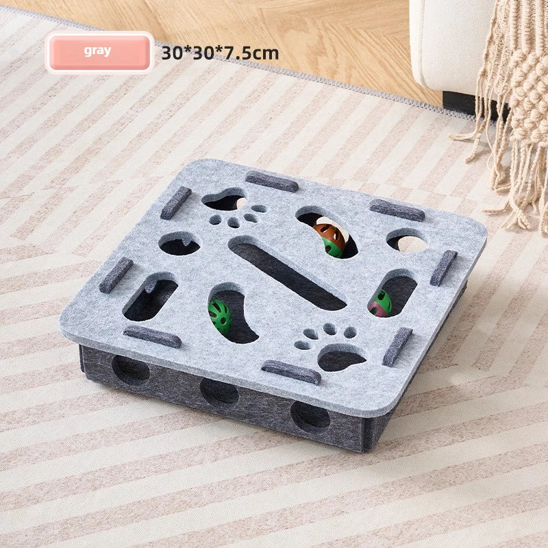 CuriosityBox™ Interactive Cat Maze & Felt Puzzle Game