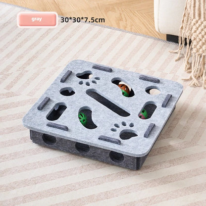 CuriosityBox™ Interactive Cat Maze & Felt Puzzle Game