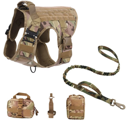 Adjustable Tactical Dog Harness with Handle