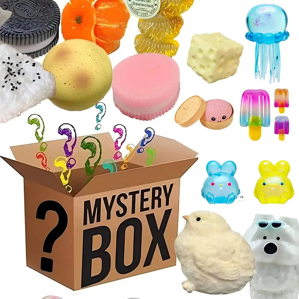 Kawaii Cat Paw & Food Mochi Squishy™ – Mystery Blind Box Fidget Toy