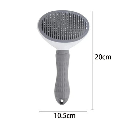 ProGroom™ Stainless Steel Pet Hair Brush – De-Shedding & Grooming Comb