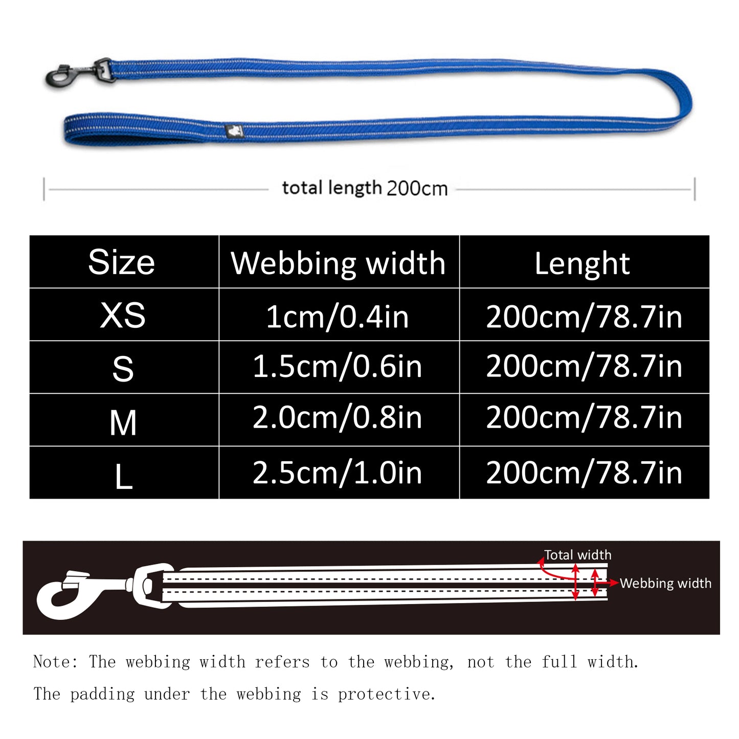 TrueWalk™ Premium Reflective Pet Leash