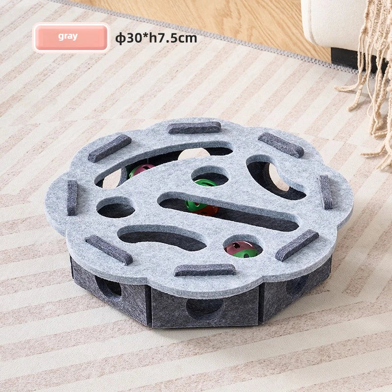 CuriosityBox™ Interactive Cat Maze & Felt Puzzle Game