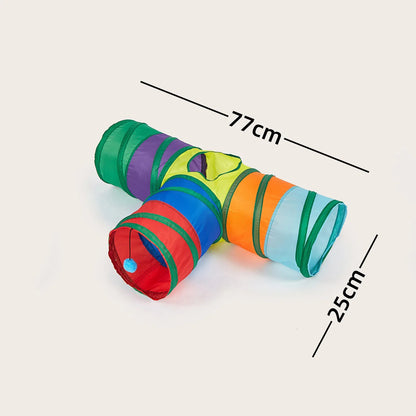 TunnelPaws™ Collapsible Indoor & Outdoor Cat Play Tunnel