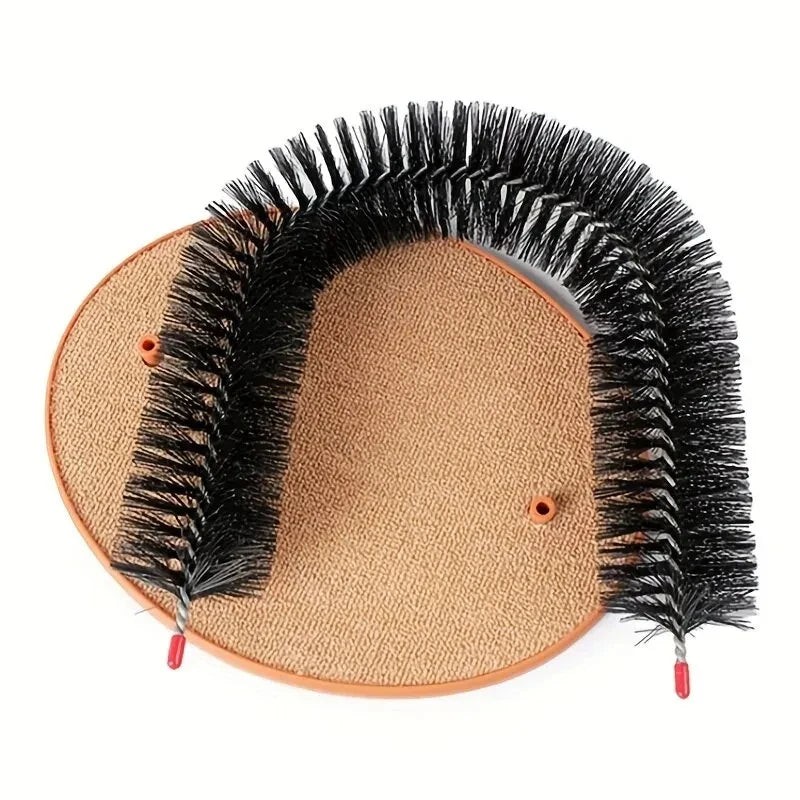 PurrPamper™ 3-in-1 Cat Grooming Arch & Scratch Pad