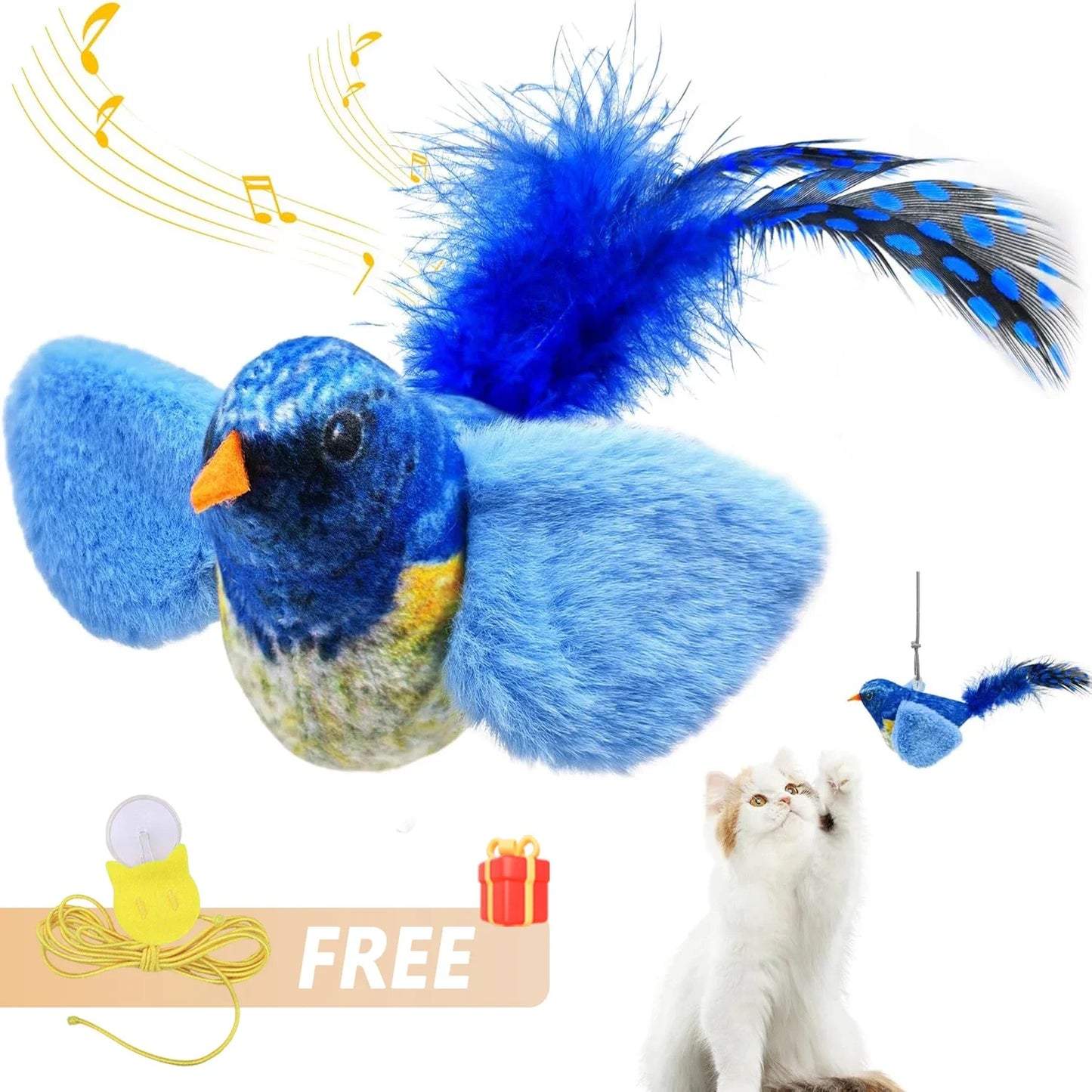 ChirpyBird™ Interactive Sound & Catnip Motion Toy