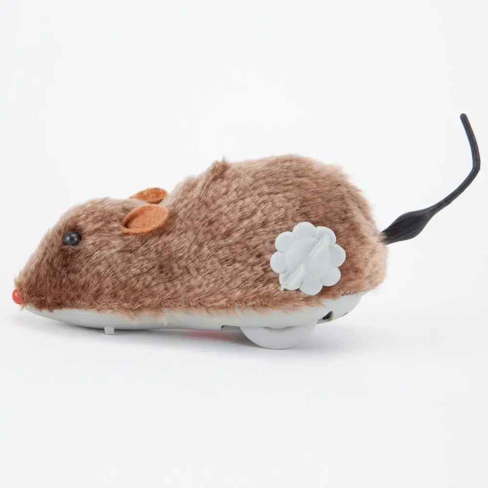 Squeak & Chase™ Lifelike Plush Mouse Toy for Cats & Dogs