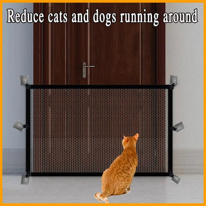 SafeGate™ Heavy-Duty Mesh Pet Safety Gate & Isolation Barrier