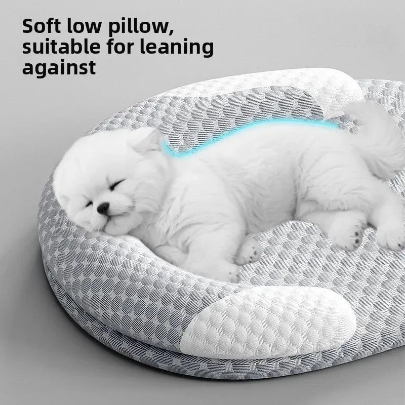 CoolNest™ Ice Silk Pet Cooling Bed