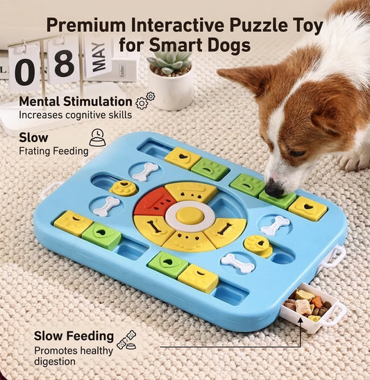 Interactive Dog Puzzle Toy for Training & Enrichment